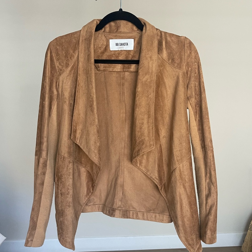 BB Dakota brown suede jacket small